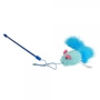 Feather Mouse Іграшка мишка на вудочці для котів