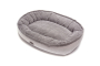 Donut Soft Touch Gray Овальний лежак для собак, фото 2