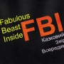 Борцівка «FBI» для собак, чорна, фото 4