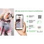 WAUDOG Nylon Нашийник для собак нейлоновий з QR-паспортом "Смайли на чорному", пластиковий фастекс, фото 7