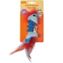 Feather Fish Bone Blu Іграшка для котів Рибка з пір'ям, фото 2