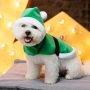 Попона "Santa" для собак, зелена, фото 6