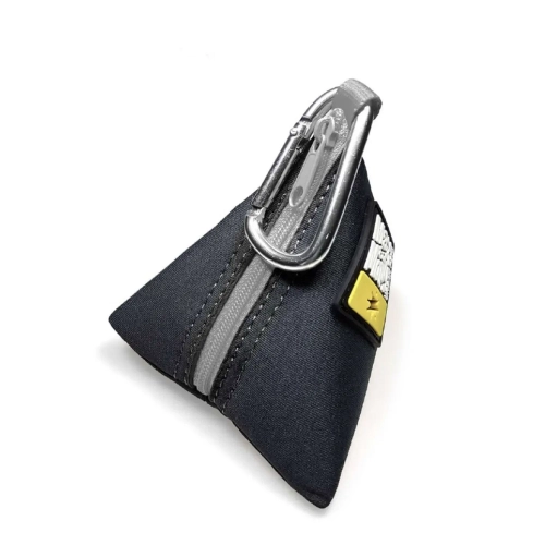 Poo Bag Triangle Silver Сумка для пакетів