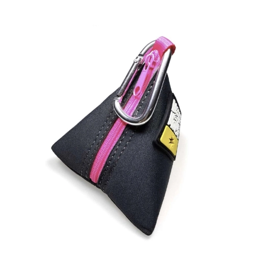 Poo Bag Triangle Pink Сумка для пакетів