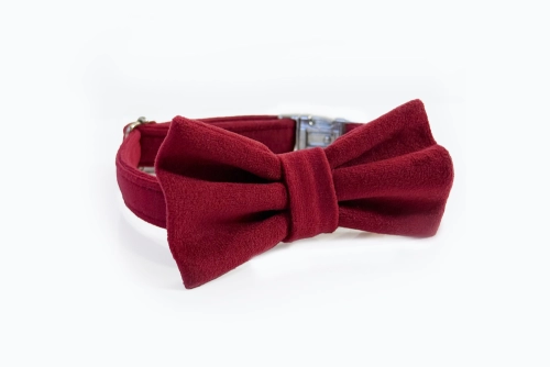 Burgundy Нашийник-метелик