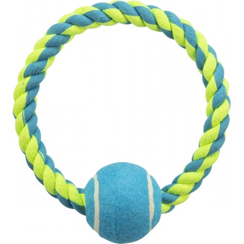 Rope with ball - іграшка для собак, канат з тенісним м'ячем