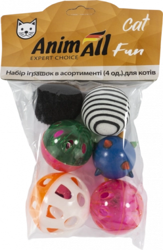 Fun Cat Набір іграшок для котів, 6 шт