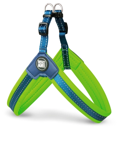 Q-Fit Harness Matrix Lime Green Шлея для собак всіх розмірів