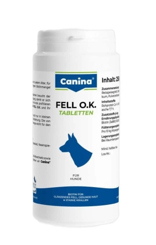 Fell O.K. - добавка з біотином для шерсті собак