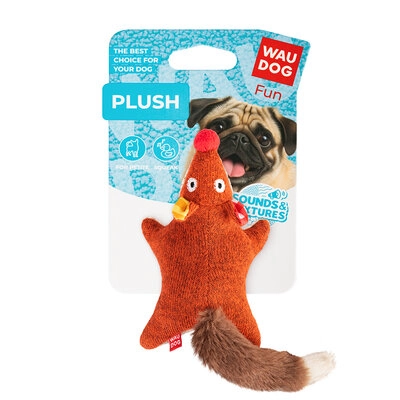 WAUDOG Fun Plush Іграшка для собак, Лисиця, трикотаж