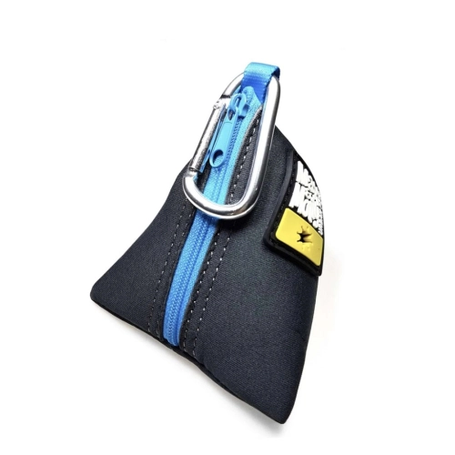 Poo Bag Triangle Sky Blue Сумка для пакетів