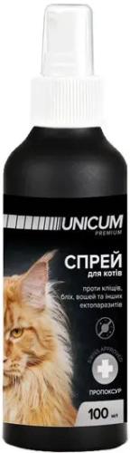 Premium - Спрей від бліх та кліщів для котів (пропоксур)