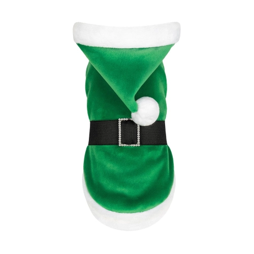Попона "Santa" для собак, зелена