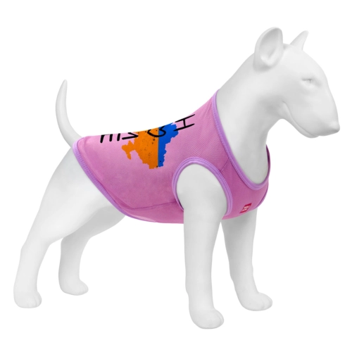 WAUDOG Clothes Майка "Дім" для собак, рожева
