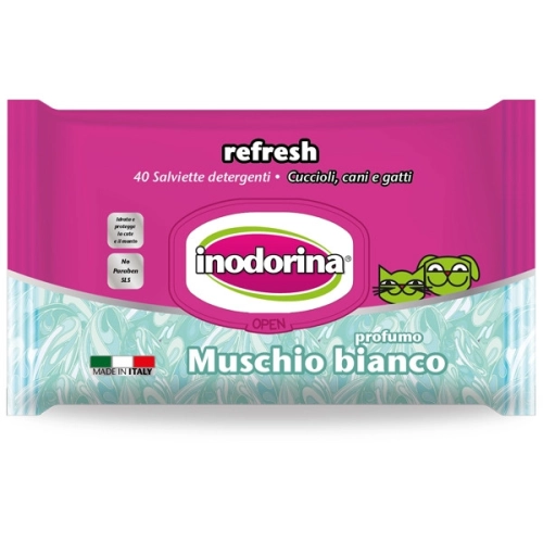 Salvietta Refresh Muschio Bianco вологі серветки з ароматом мускусу