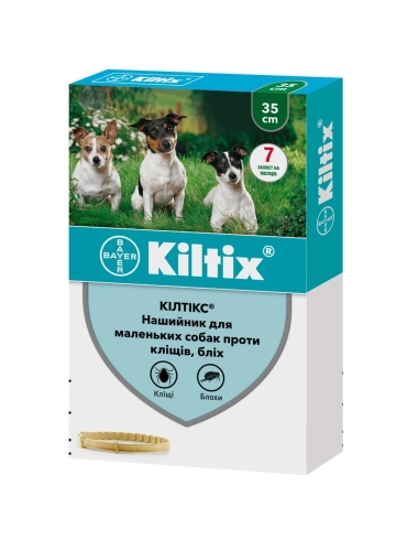 Kiltix Нашийник проти бліх та кліщів для собак 35 см