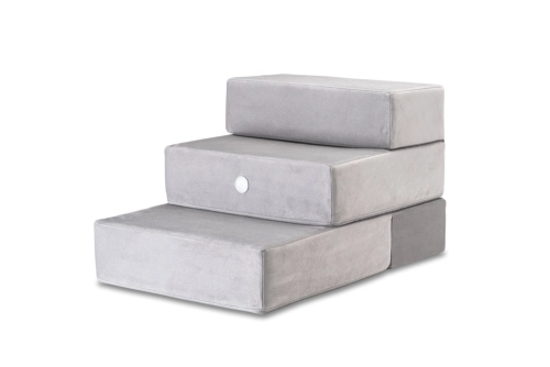 Tetris Grey Velur double Сходинки для собак