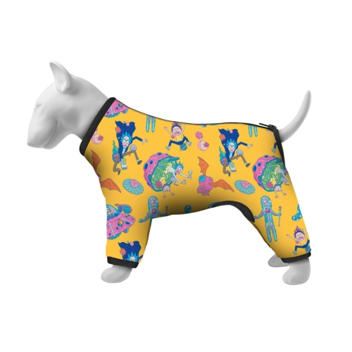 Waudog Clothes Дощовик "Рік та Морті 3" для собак