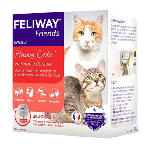 Feliway Friends (дифузор + змінний блок) Заспокійливий засіб для котів під час стресу, при утриманні декількох котів у приміщенні