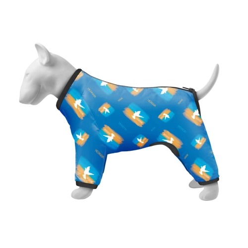 Waudog Clothes Дощовик "Прапор" для собак