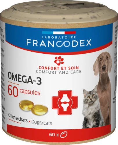 Laboratoire Omega-3 Dog Cat Вітаміни для котів і собак, Омега-3