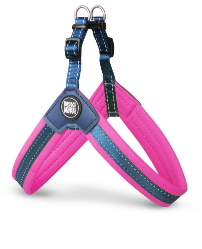 Q-Fit Harness Matrix Pink Шлея для собак з світловідбивними швами