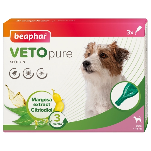 Bio Spot On Veto pure Краплі від бліх, кліщів та комарів для собак малих порід
