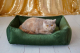 Каталог - Dreamer Velur Green Лежак для собак і котів