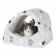 Лежанки - Mimi Домик-тоннель для кошек, серый