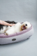 Для собак - Donut Soft Touch Pink Овальний лежак для собак