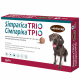 Средства от паразитов - TRIO - жевательные таблетки от глистов, блох и клещей для собак весом 40 кг - 60 кг