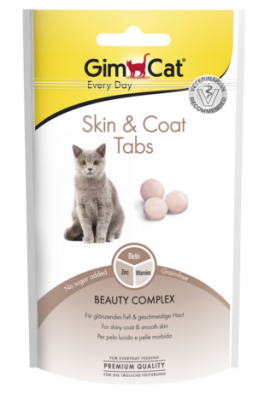 Витамины - Skin & Coat Tabs Лакомства для здоровья кожи и шерсти кошек