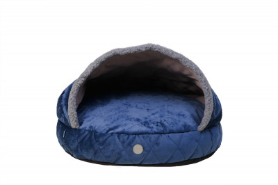 Каталог - Cover Plush Royal Blue Лежак-норка для собак и кошек