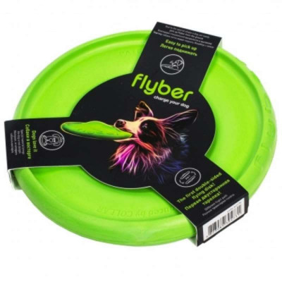 Игрушки - Flyber Летающая тарелка для собак, салатовая