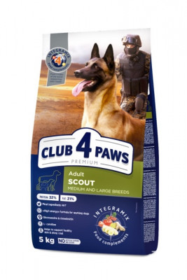 Сухой корм - Adult Medium & Large Breeds Scout - сухой корм для рабочих собак средних и крупных пород