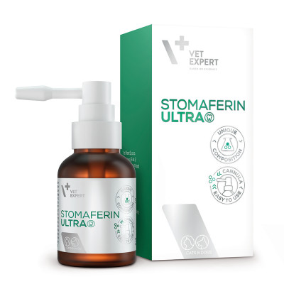 Шампуни и средства по уходу - VetExpert Stomaferin Ultra Гель для поддержания здоровья полости рта у кошек и собак