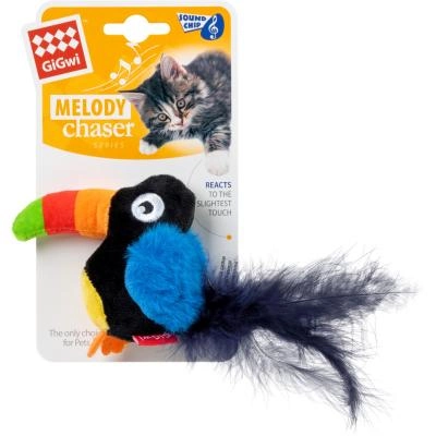 Іграшки - Melody Chaser Тукан зі звуковим чіпом, іграшка для котів