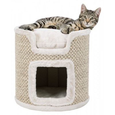 Когтеточки - Ria Дряпка Башня для кошек, светло-серый/натуральный